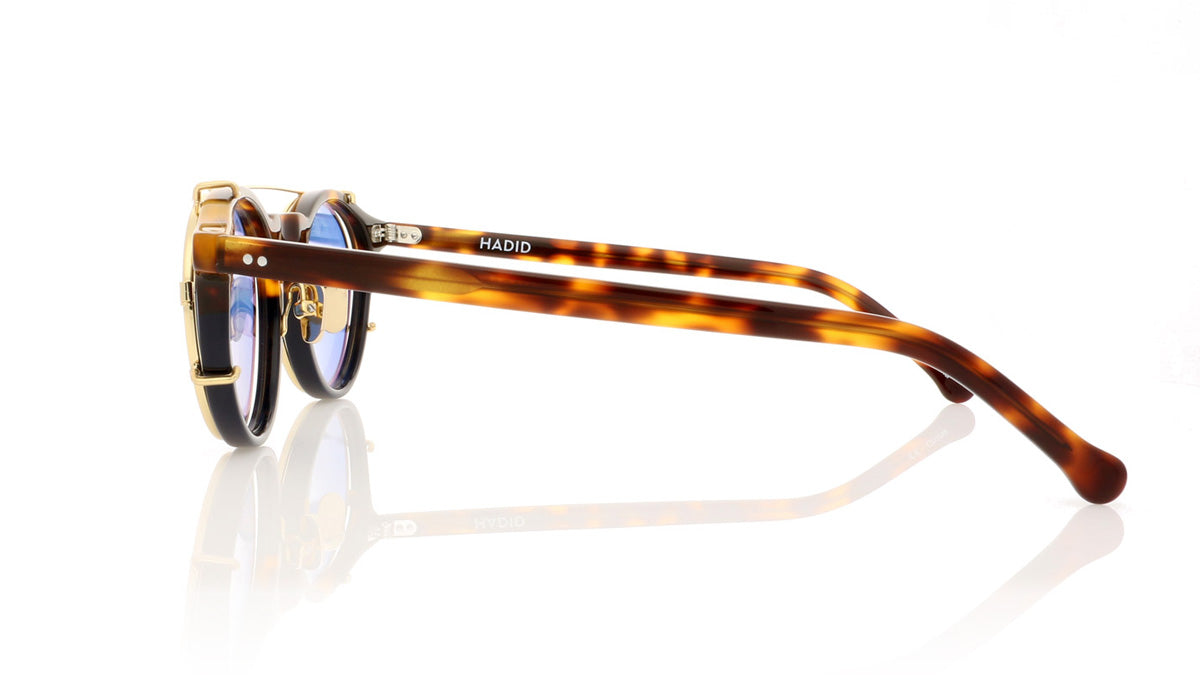 Hadid Eyewear Captain HAD08 C1 Tortoise & Navy Sunglasses - Side