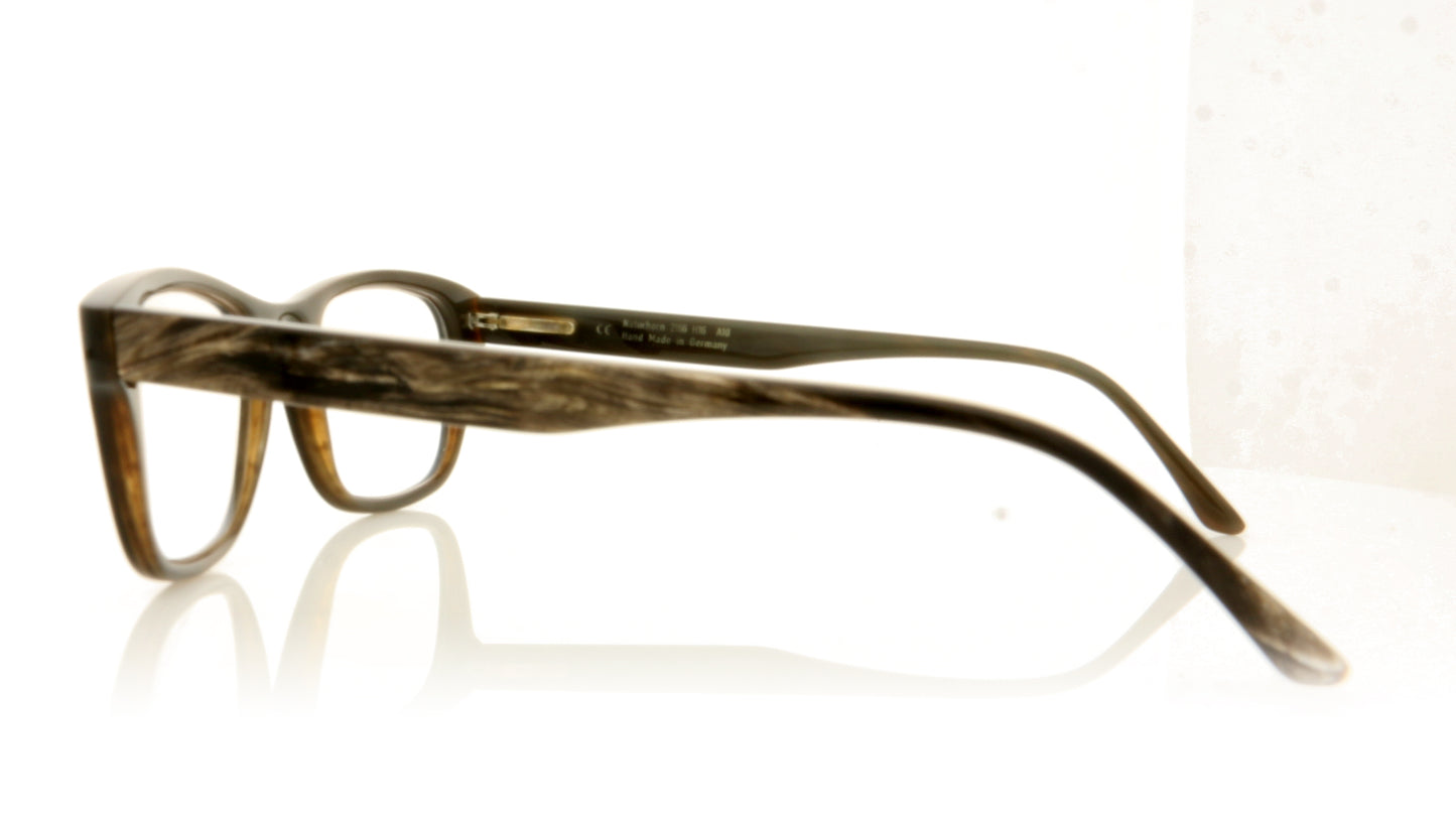 Hoffman Natural Eyewear 2166 H16 Natural horn Glasses - Side