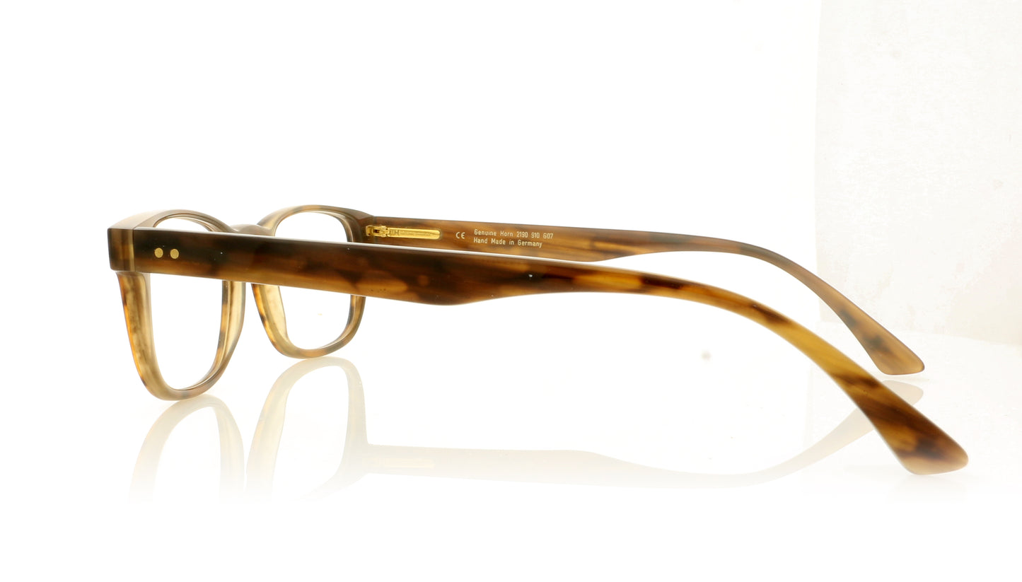Hoffman Natural Eyewear H2190 910-607 Tortoise Glasses - Side