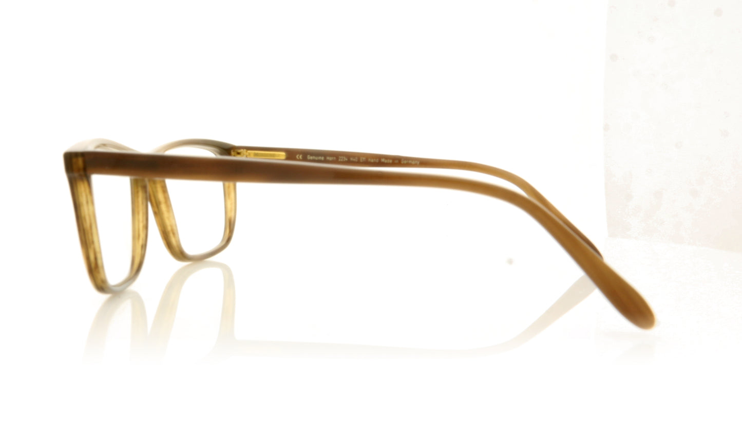 Hoffman Natural Eyewear 2234 H40 Horn Glasses - Side