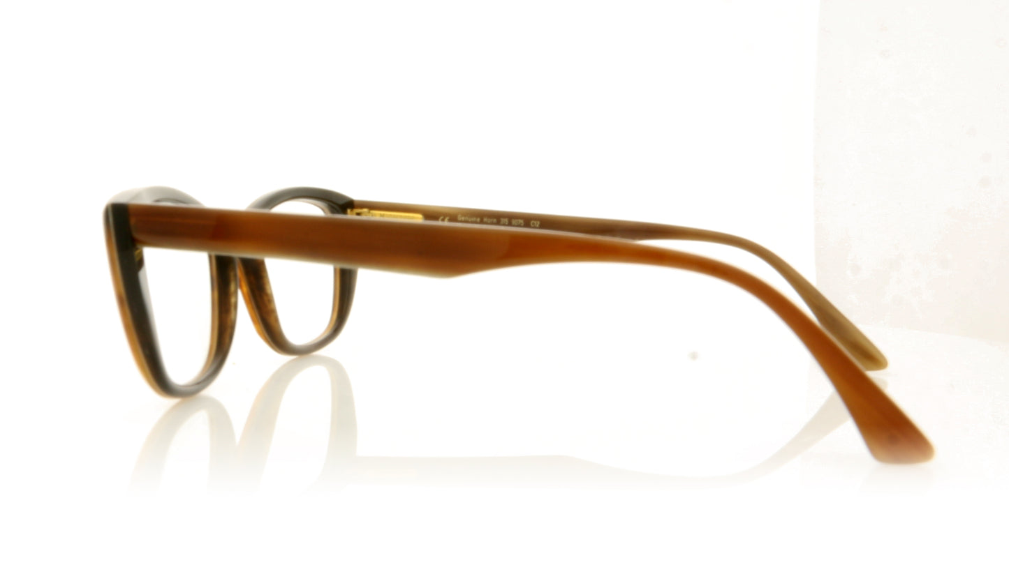 Hoffman Natural Eyewear 315 C12 Light Brown Glasses - Side