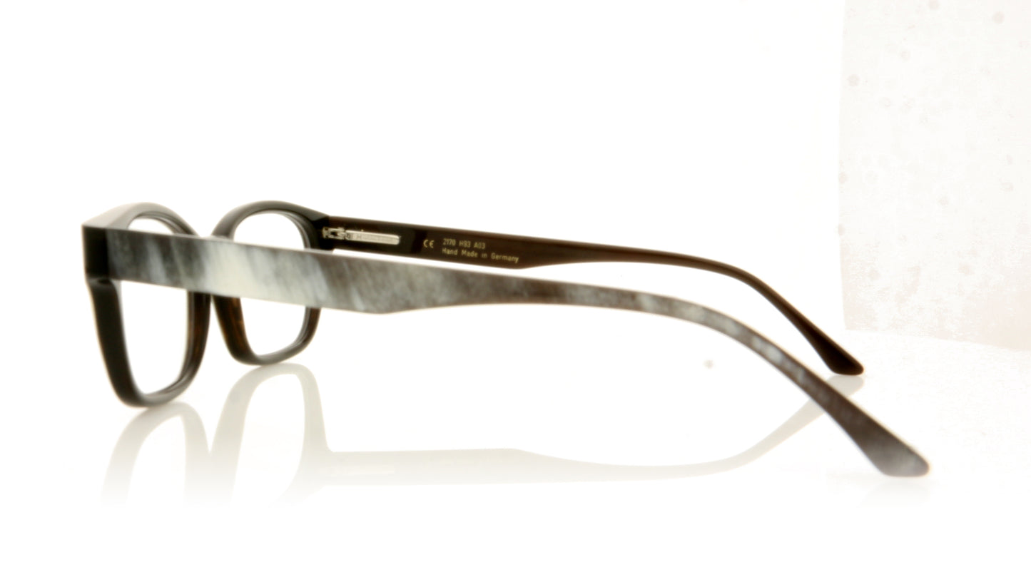 Hoffman Natural Eyewear Hoffmann 2170 H93 Horn Glasses - Side