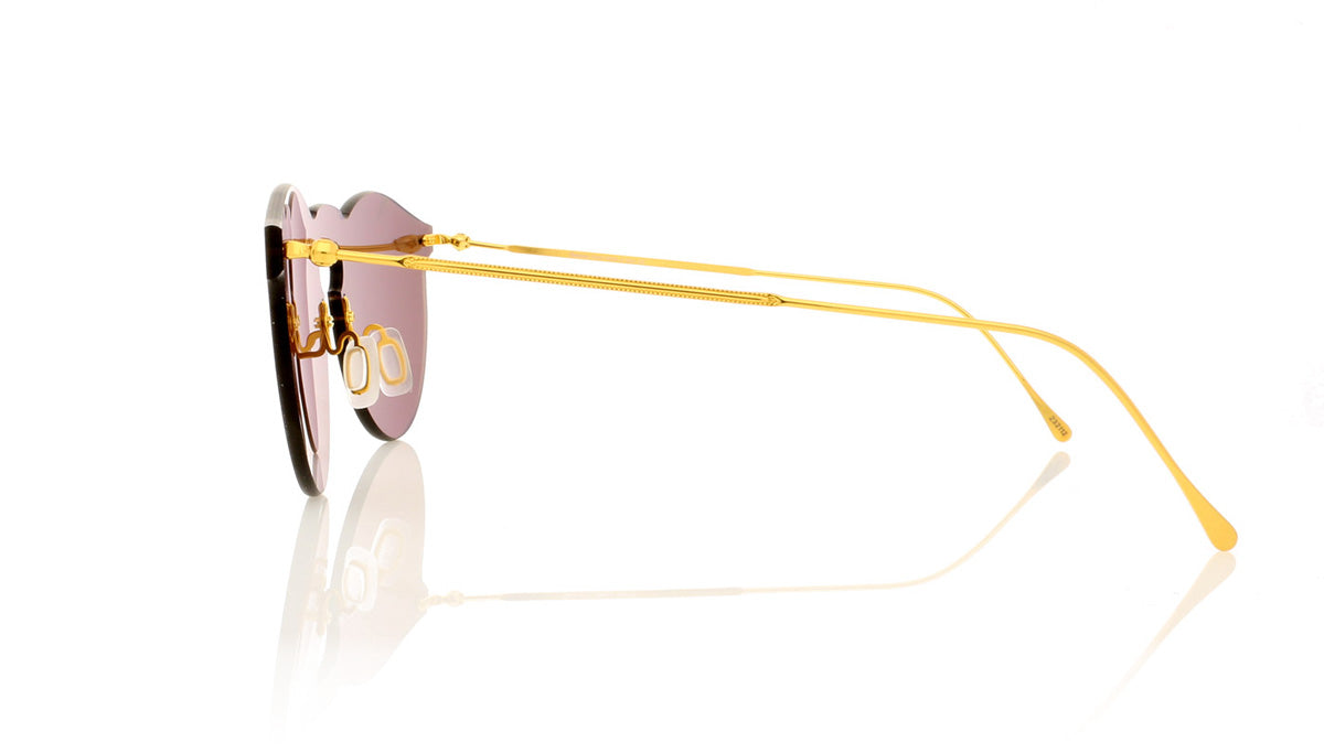 Illesteva Leonard Mask 9 Rose Gold Sunglasses - Side