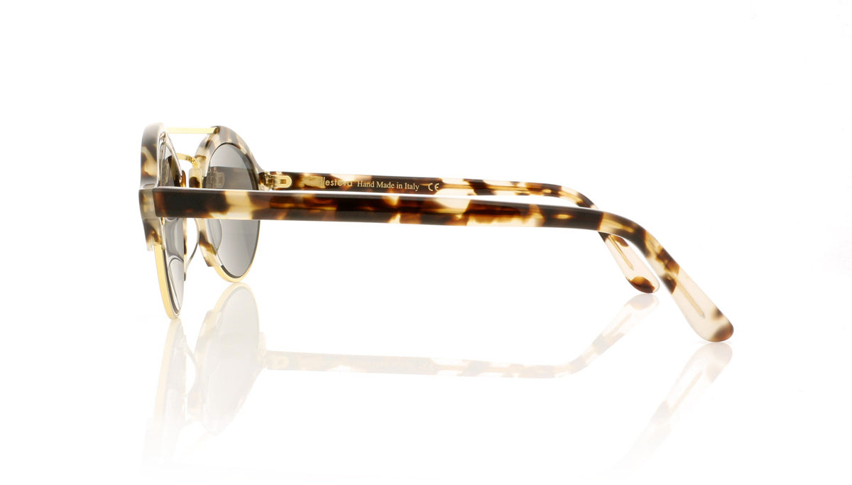 Illesteva Milan 1 16 White Tortoise Sunglasses - Side