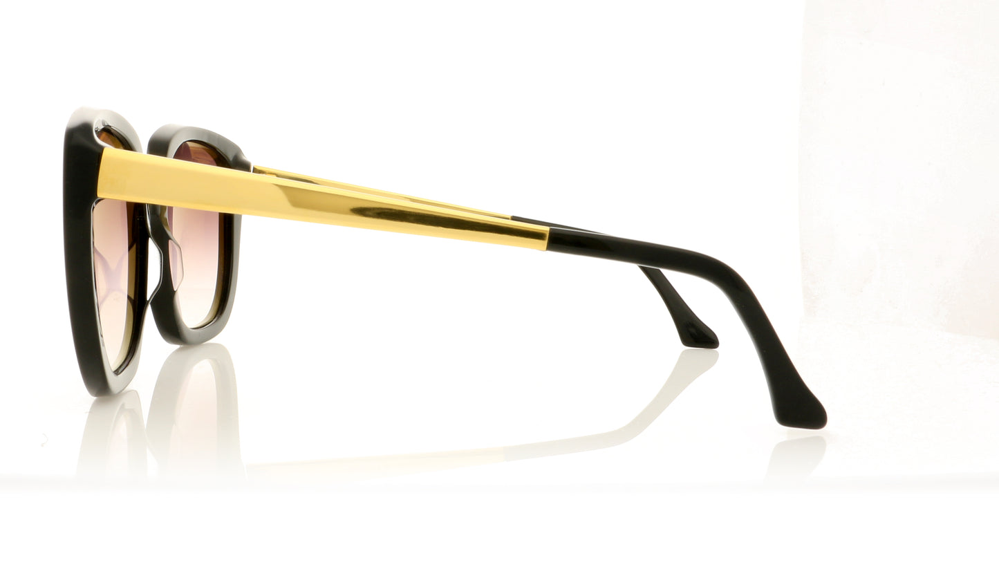 John Dalia MARILYN M C11 Black Sunglasses - Side