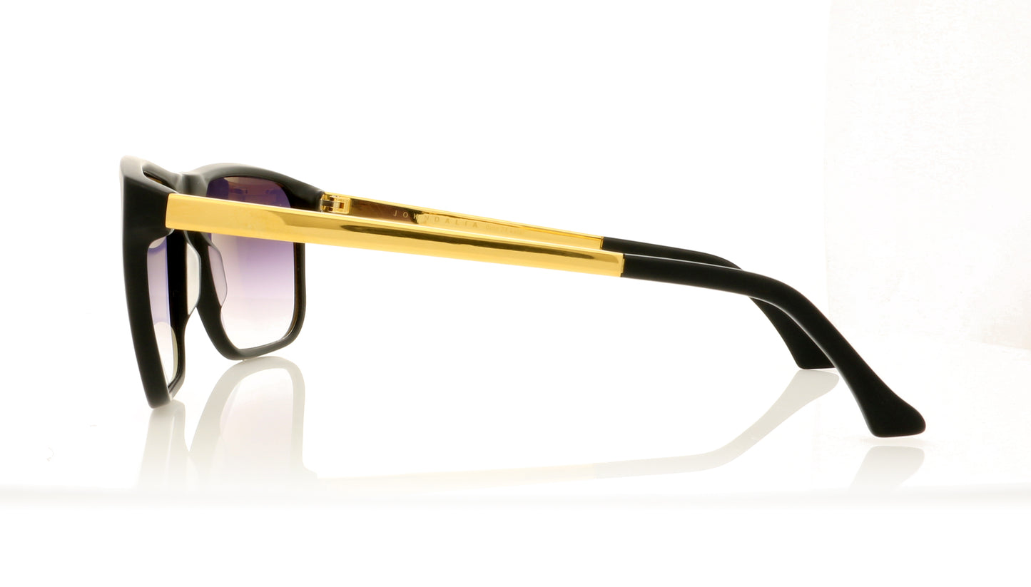 John Dalia SEAN P C13 Matt Black Sunglasses - Side