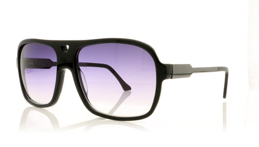 John Dalia STEVE C11 Black Sunglasses - Angle