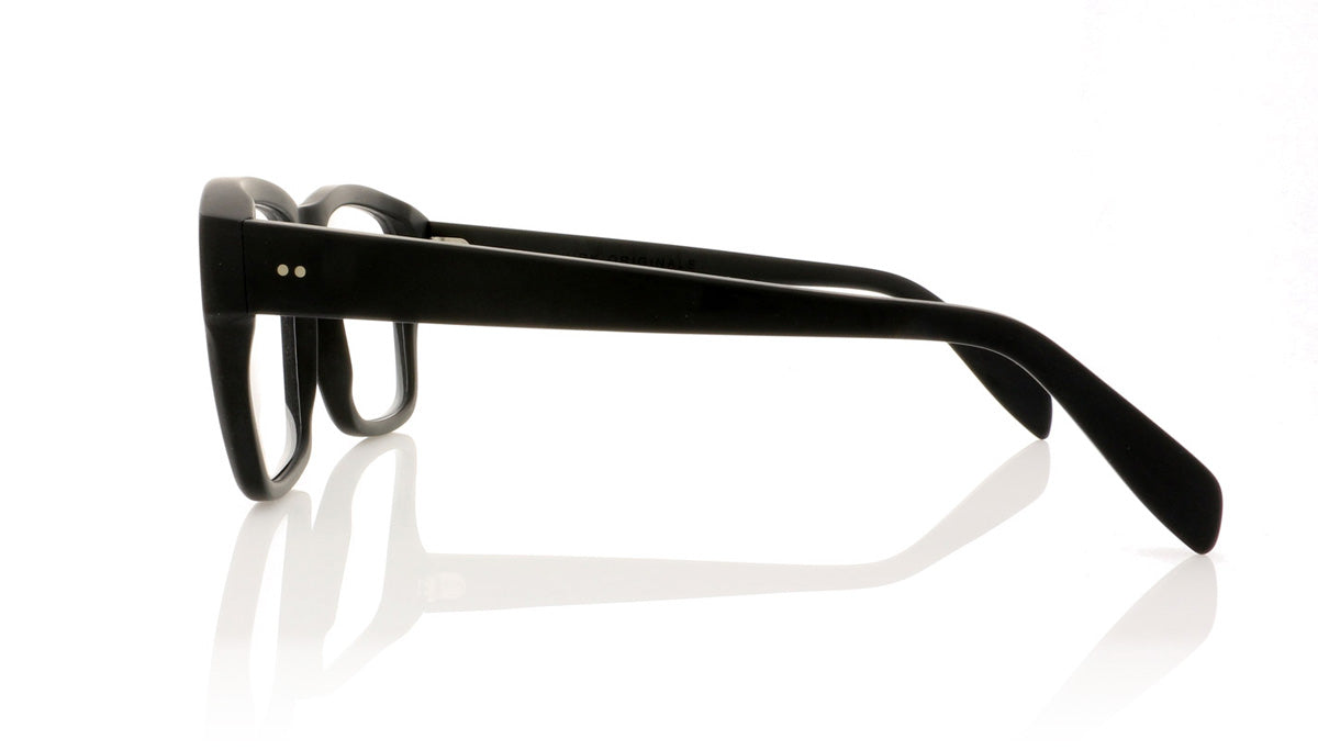 Kirk Originals Margate MB Matt Black Glasses - Side