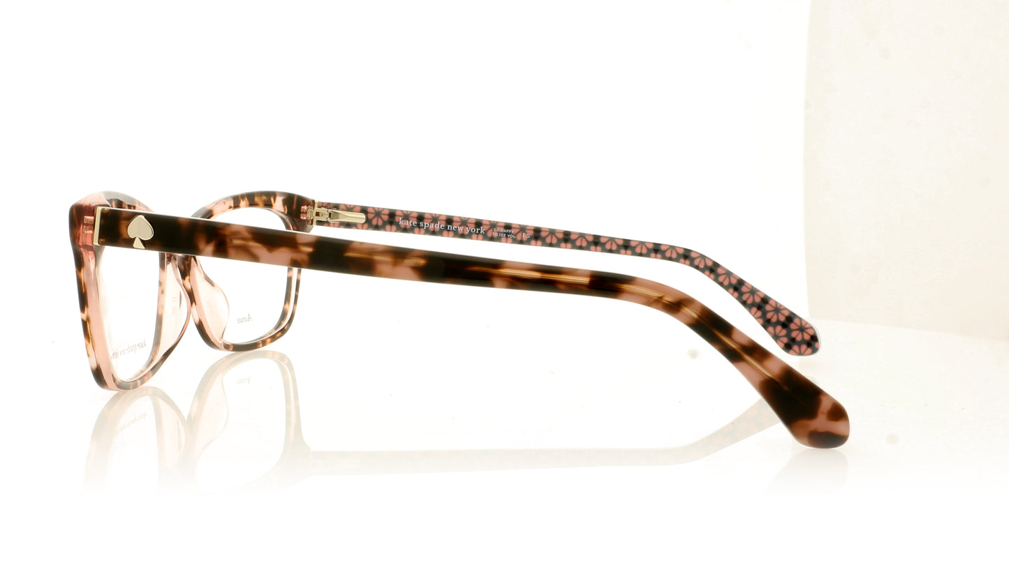 Kate Spade CARDEA OT4 Havana Pink Glasses - Side