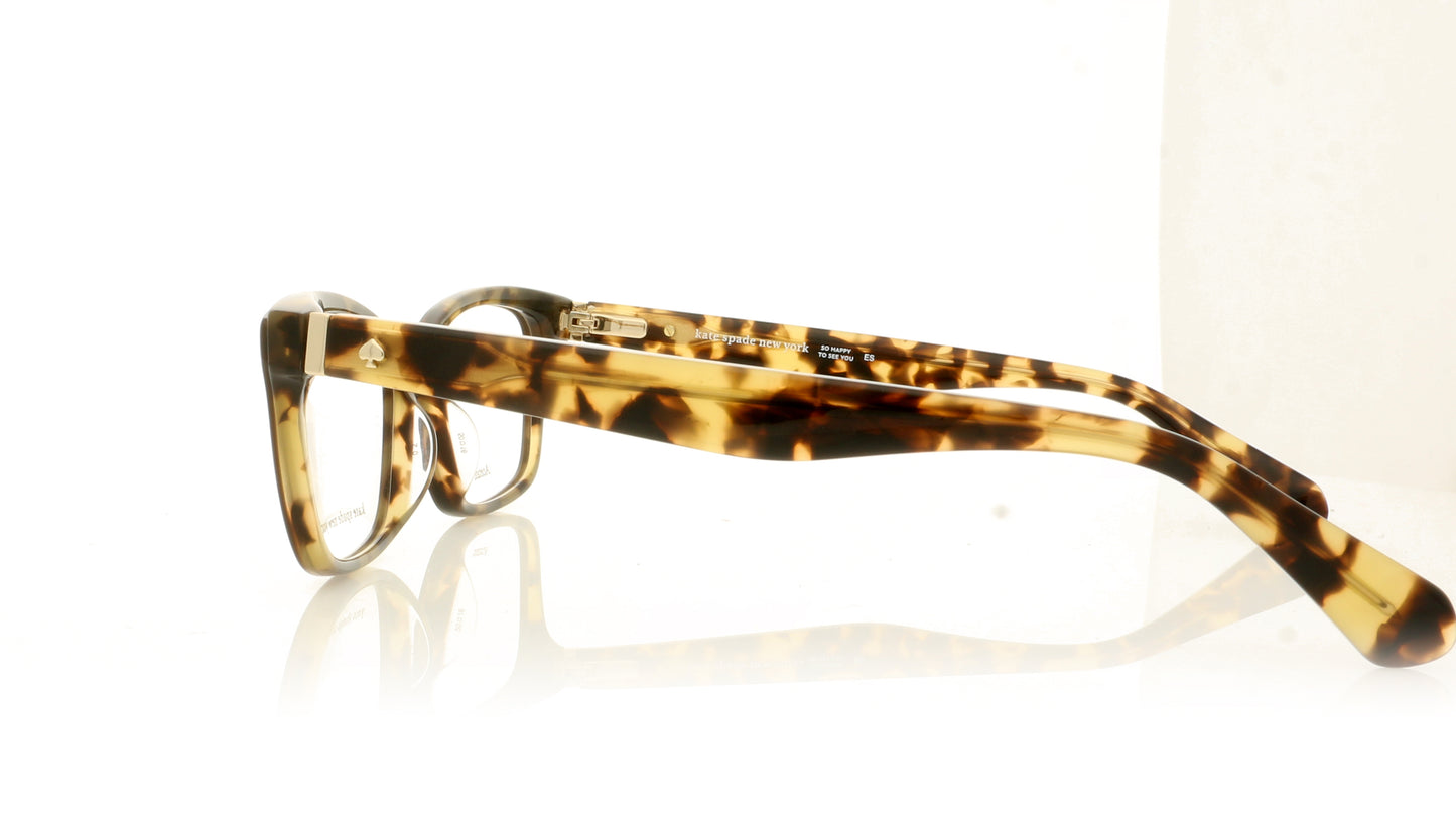 Kate Spade JERI WR9 Brown Havana Glasses - Side