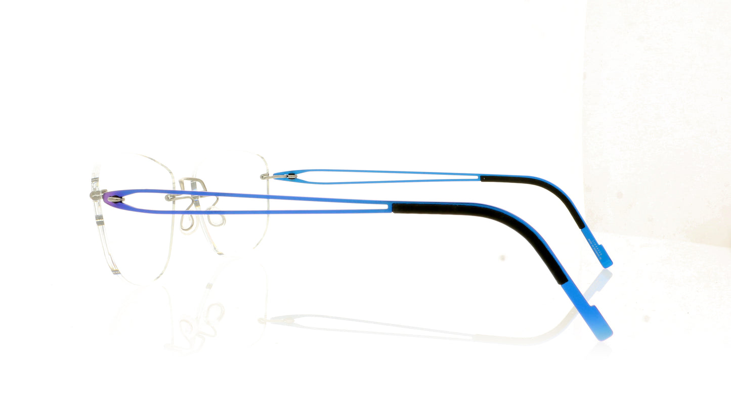 Lindberg Spirit 2348 T602 P80 P10 Blue Glasses - Side