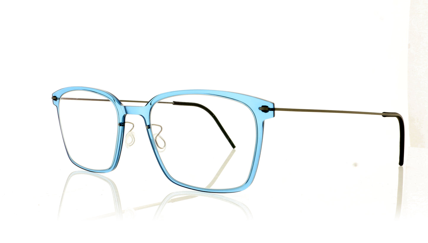 Lindberg n.o.w 6536 C08 10 Blue Glasses - Angle