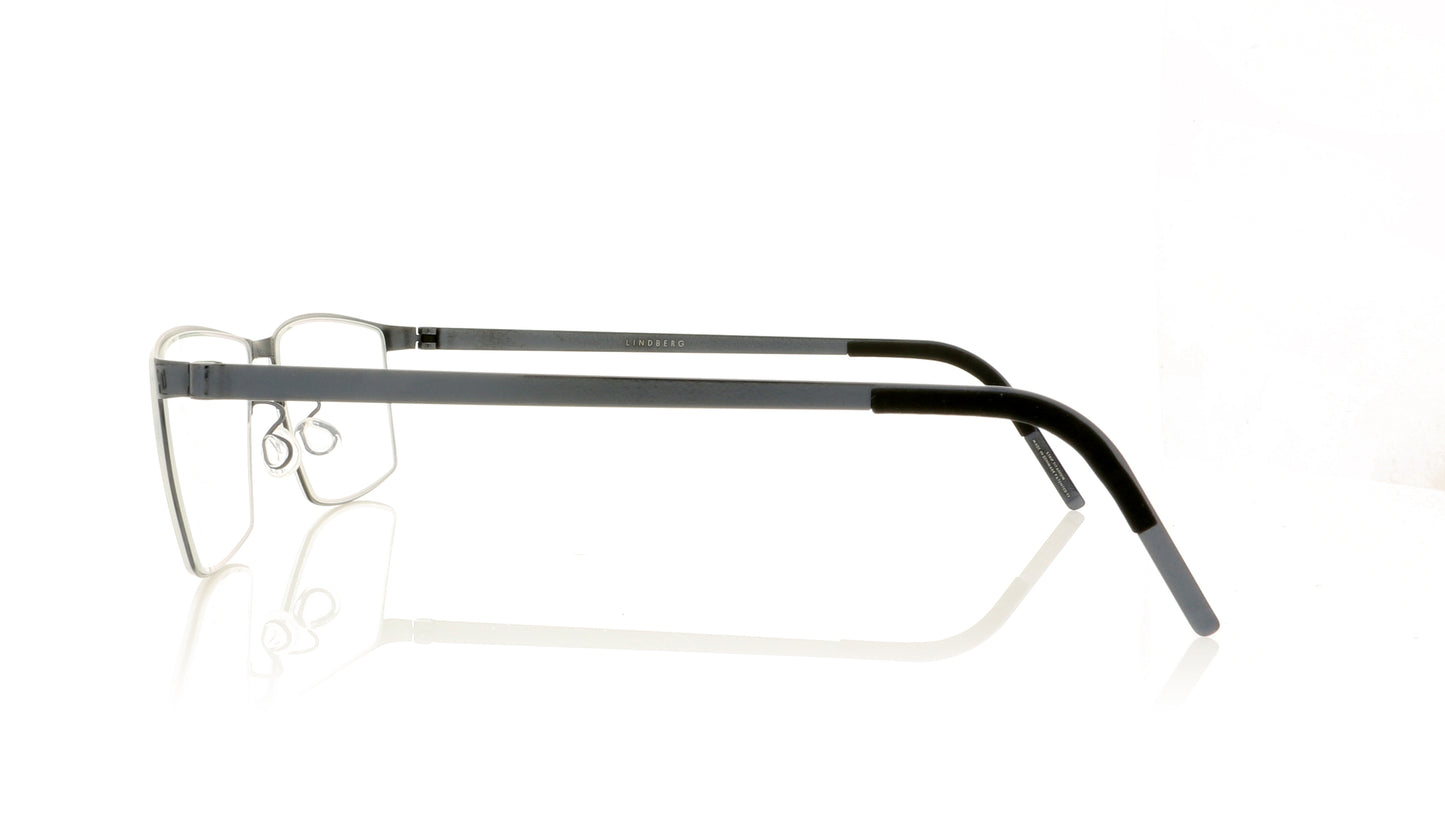Lindberg 9519 PU16 Temple 407 Silver Glasses - Side