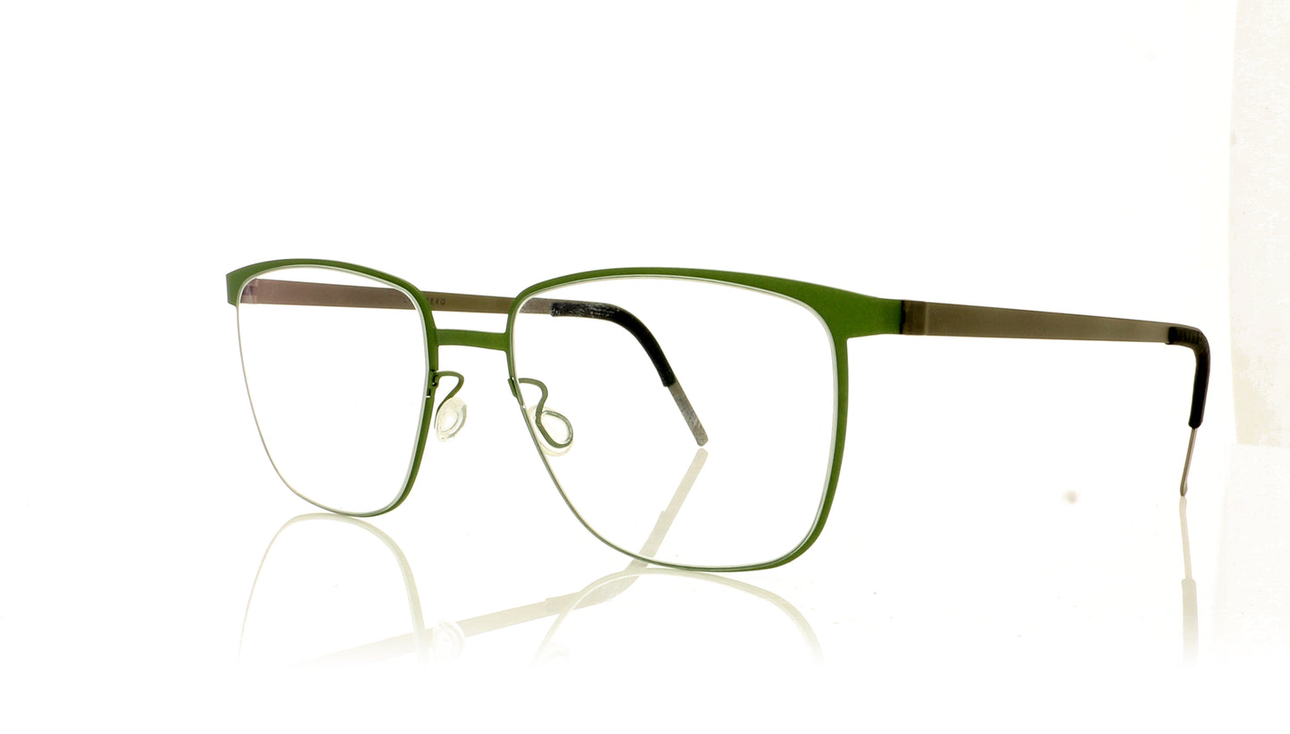 Lindberg Strip 9612 U34 Green Glasses - Angle
