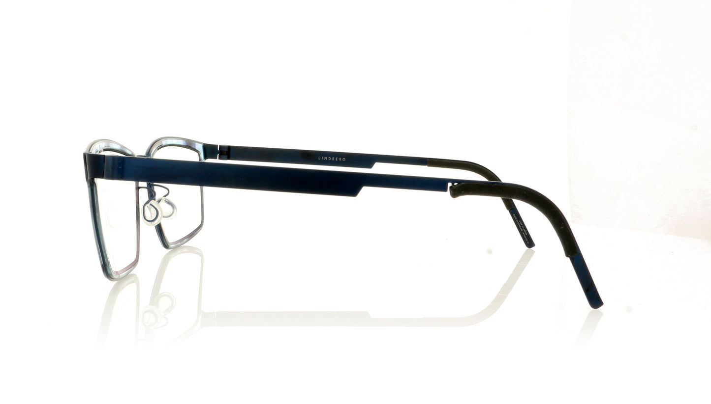 Lindberg Strip 9727 U13 GR89 Blue Glasses - Side