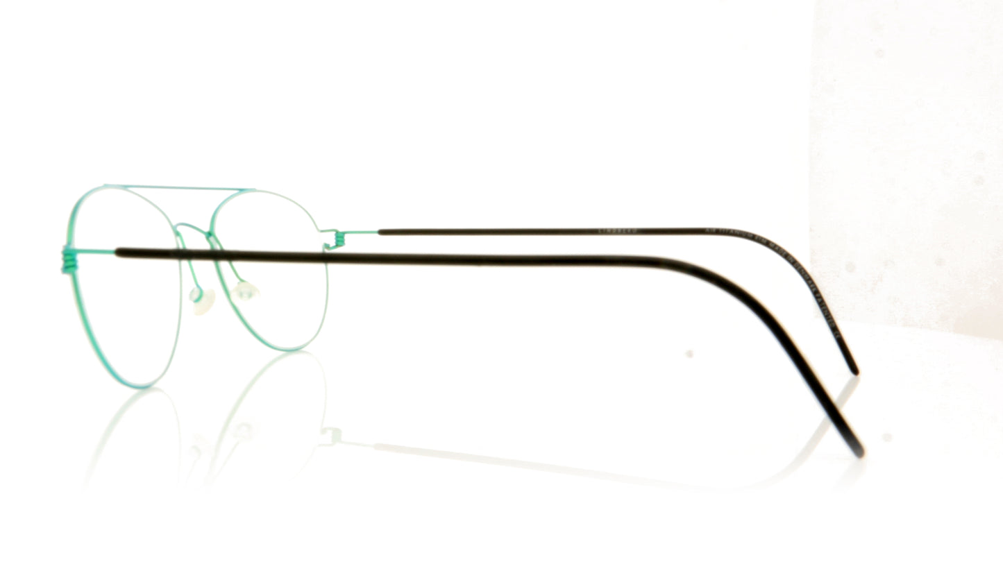 Lindberg Air Rim Christoffer K24/85 Green Glasses - Side