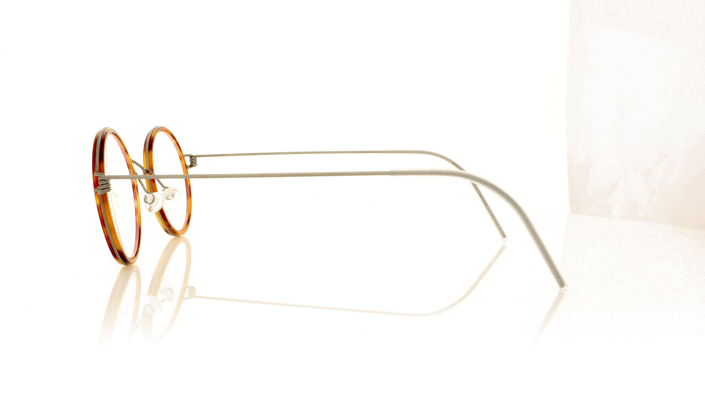 Lindberg Air titanium rim HARLEY K25-T10-10 Tortoiseshell Glasses - Side