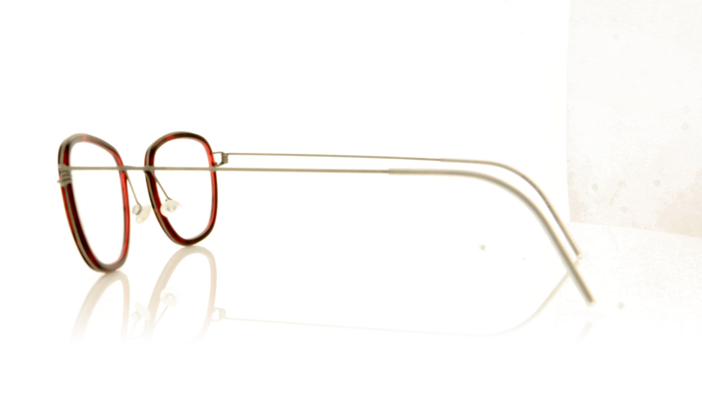 Lindberg Air Rim Niels K227/10 Red Glasses - Side
