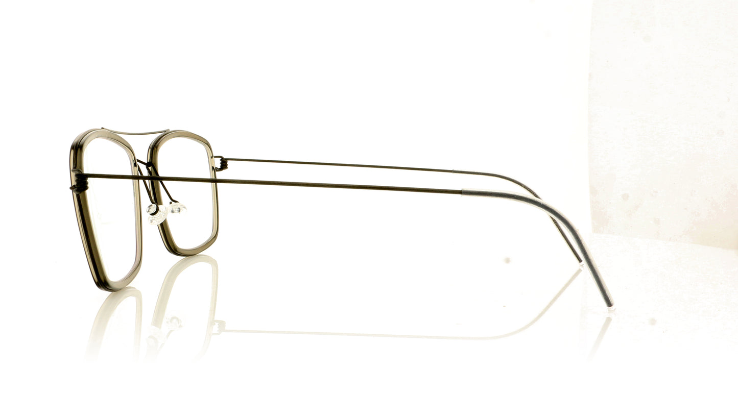 Lindberg Air Rim Oscar U9 K272 Grey Glasses - Side
