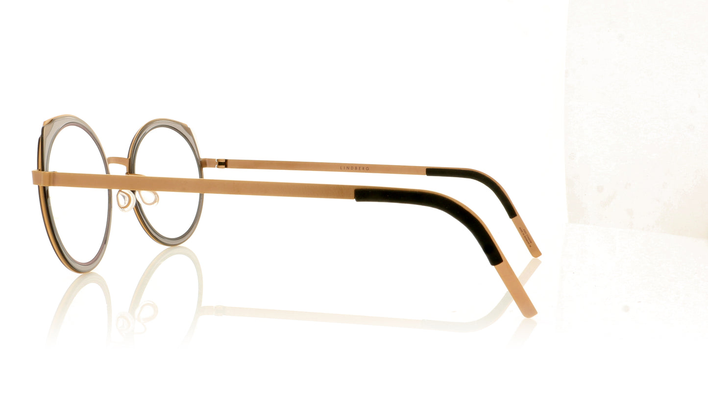 Lindberg Strip 9747 U15 K157 Gr77 Bronze Glasses - Side