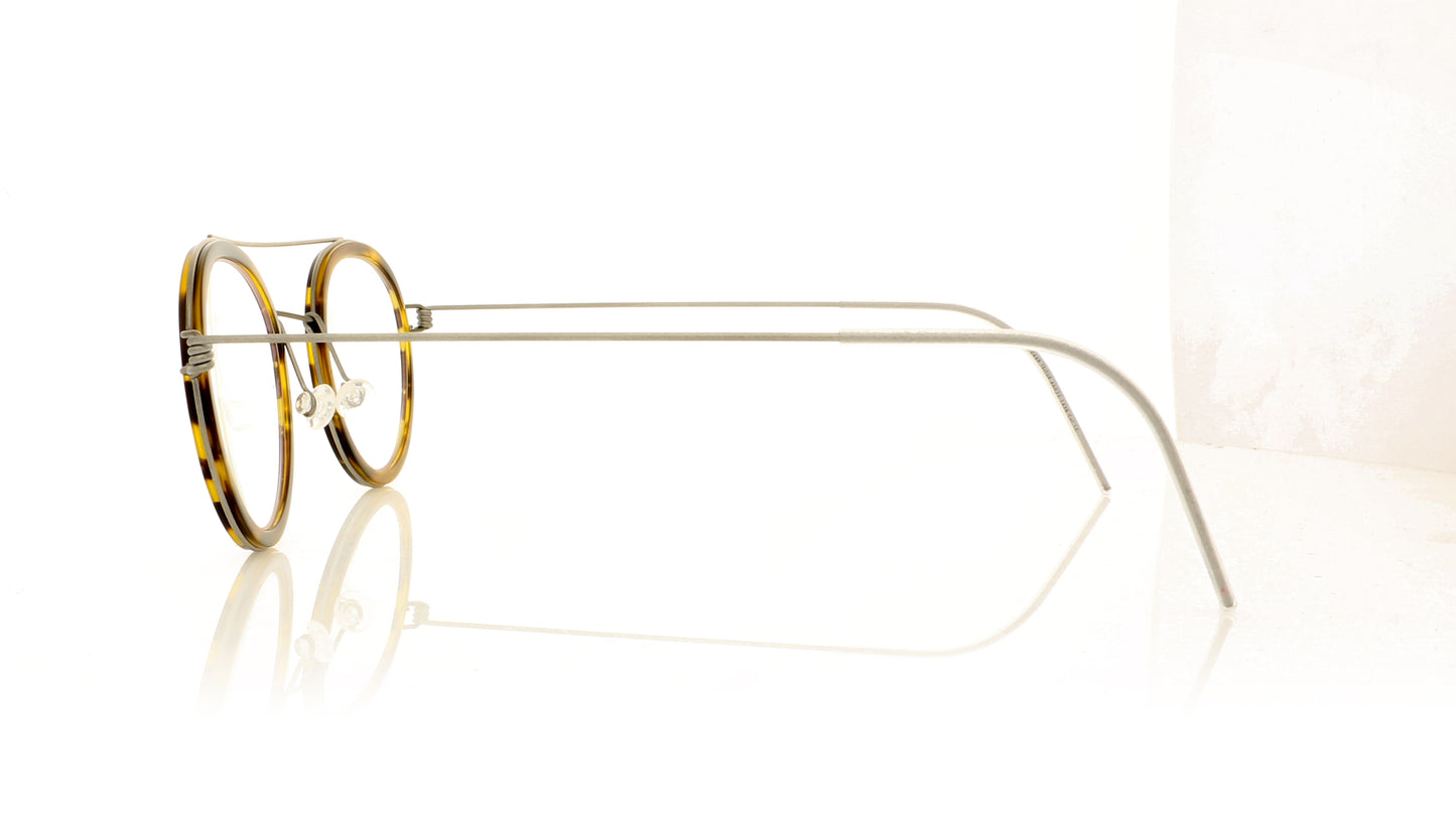 Lindberg Air titanium rim Teitur 10-10-K251 Tortoiseshell Glasses - Side