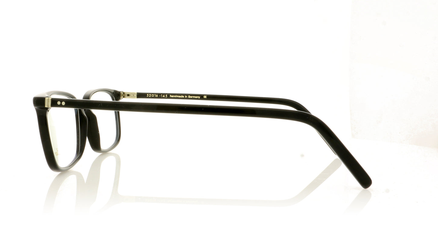 Lunor LU317 A9 Model 317 1 Gloss Black Glasses - Side