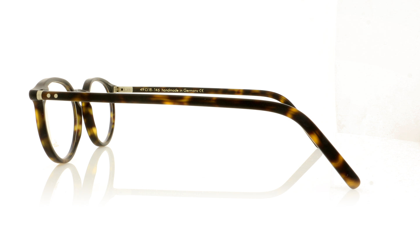 Lunor LU231 02M Matte Havana Glasses - Side