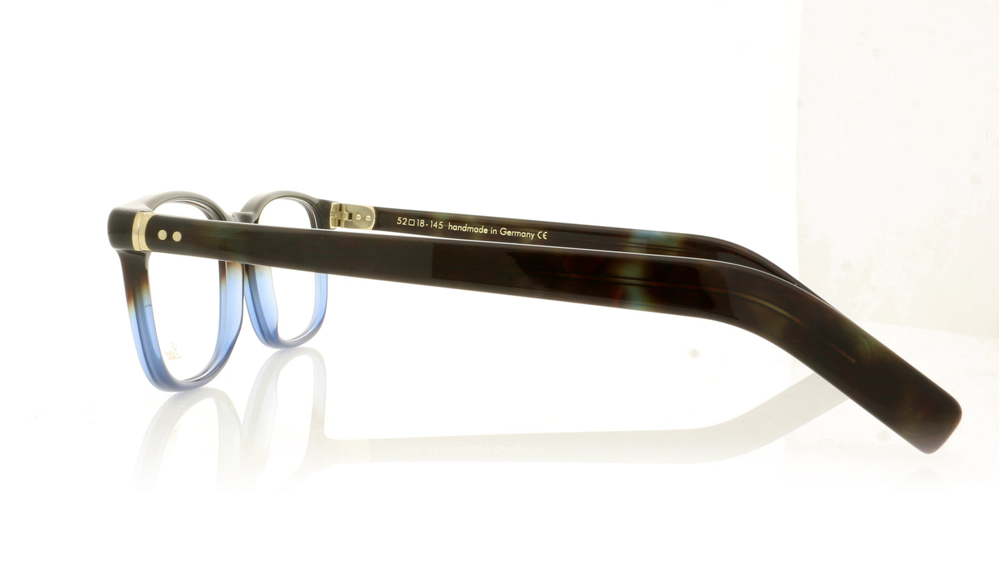 Lunor LU255 33 Blue Tortoise Glasses - Side