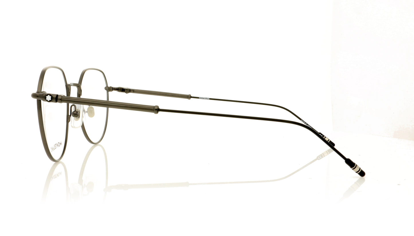 Mont Blanc MB0060O 1 Ruthenium Glasses - Side