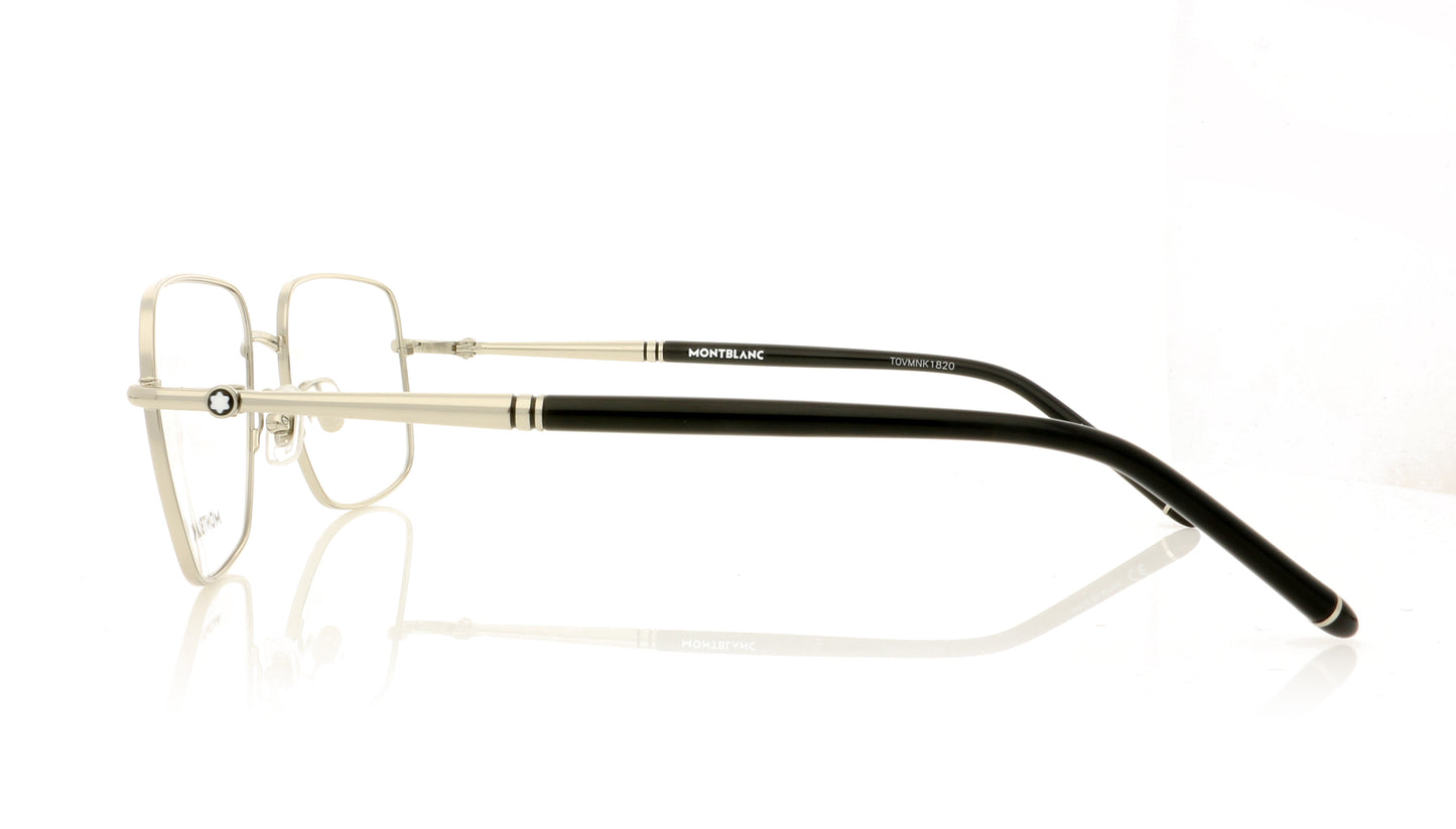 Mont Blanc MB0072O 4 Silver Glasses - Side