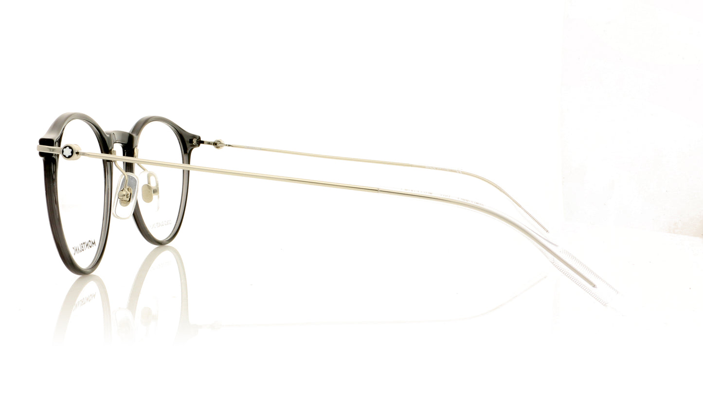Mont Blanc MB0099O 1 Grey-Silver Glasses - Side