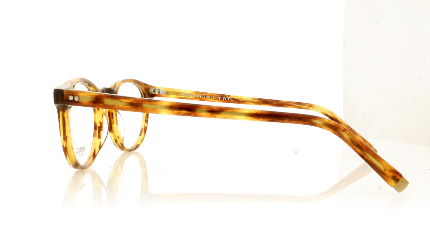 Moscot Frankie 2201 Vintage Tortoise Glasses - Side