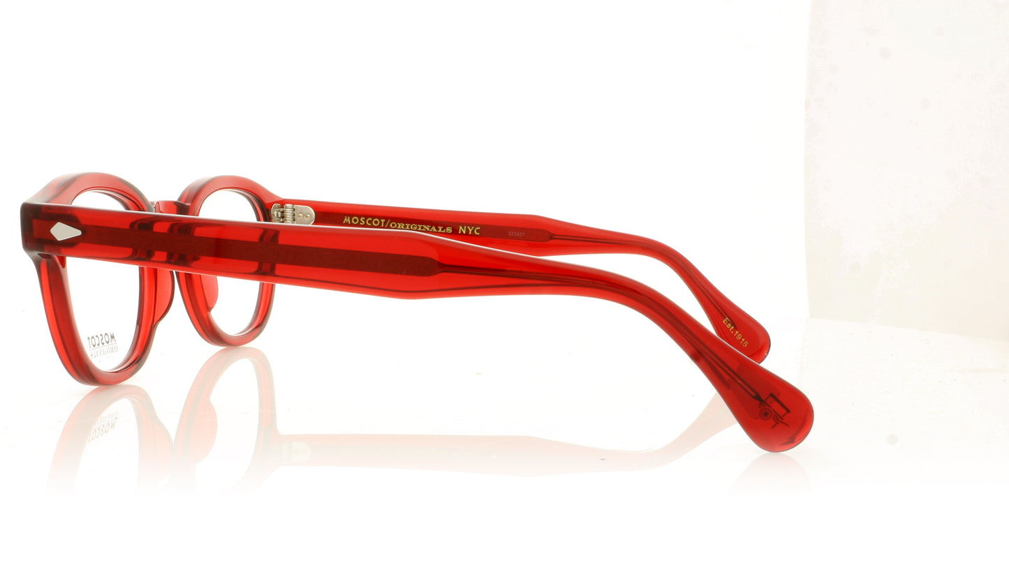 Moscot Lemtosh 1801 Ruby Glasses - Side