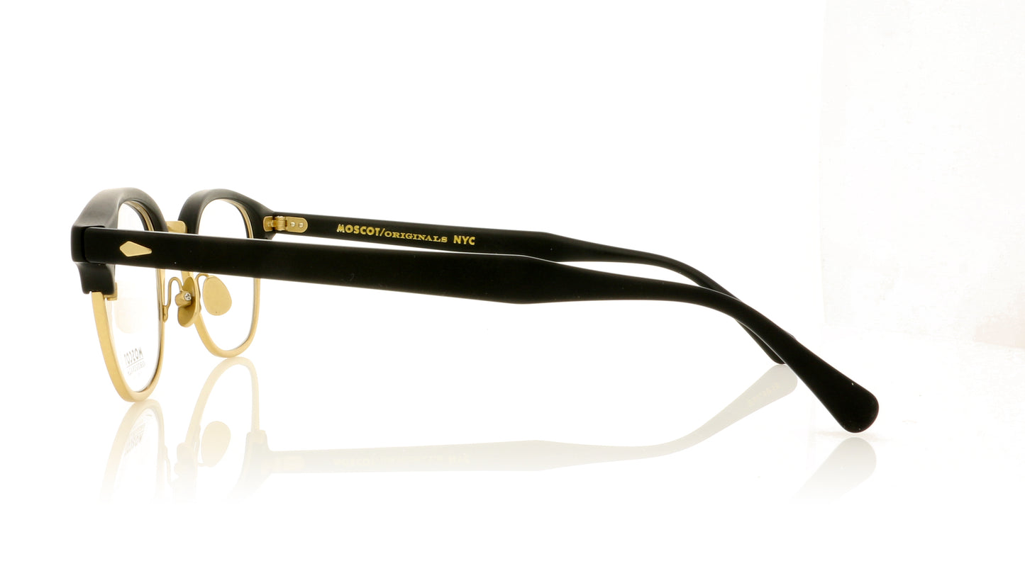 Moscot Lemtosh Mac MB/MG Matte Black Glasses - Side