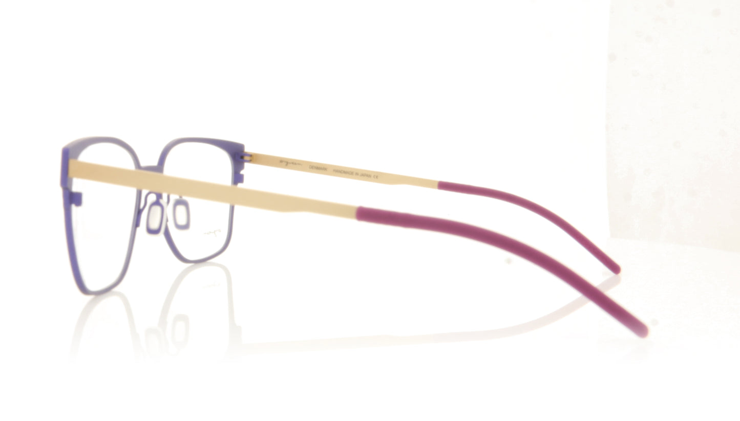 Ørgreen Atlantis 1050 Mat Violet Sandblasted Gold Glasses - Side