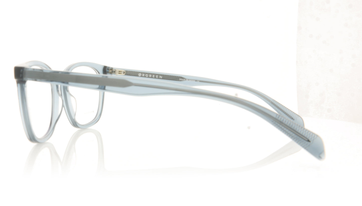 Ørgreen Kim A082 Clear Stone Blue Glasses - Side