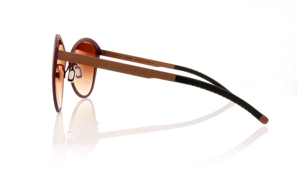 Ørgreen Sunbeam 692 Mat Burgundy Red Sunglasses - Side
