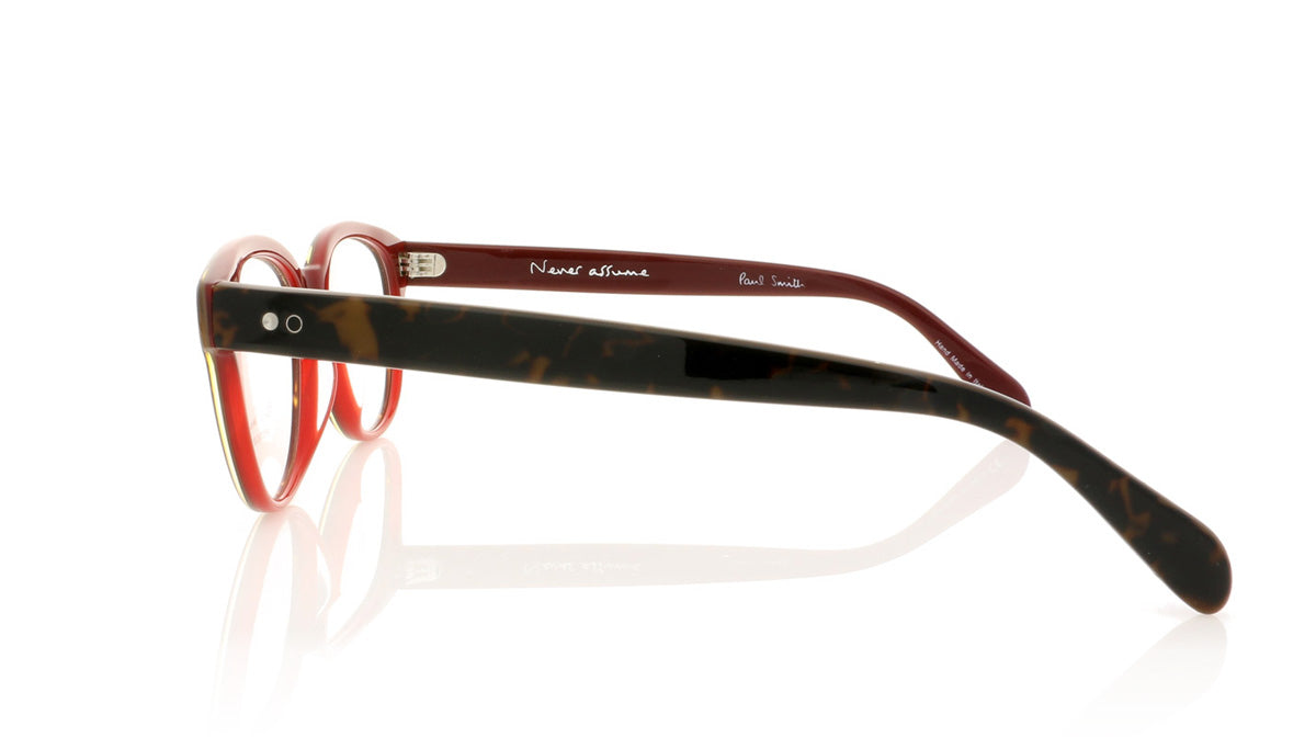 Paul Smith PM8165 1228 Tort Burgundy Grad Glasses - Side
