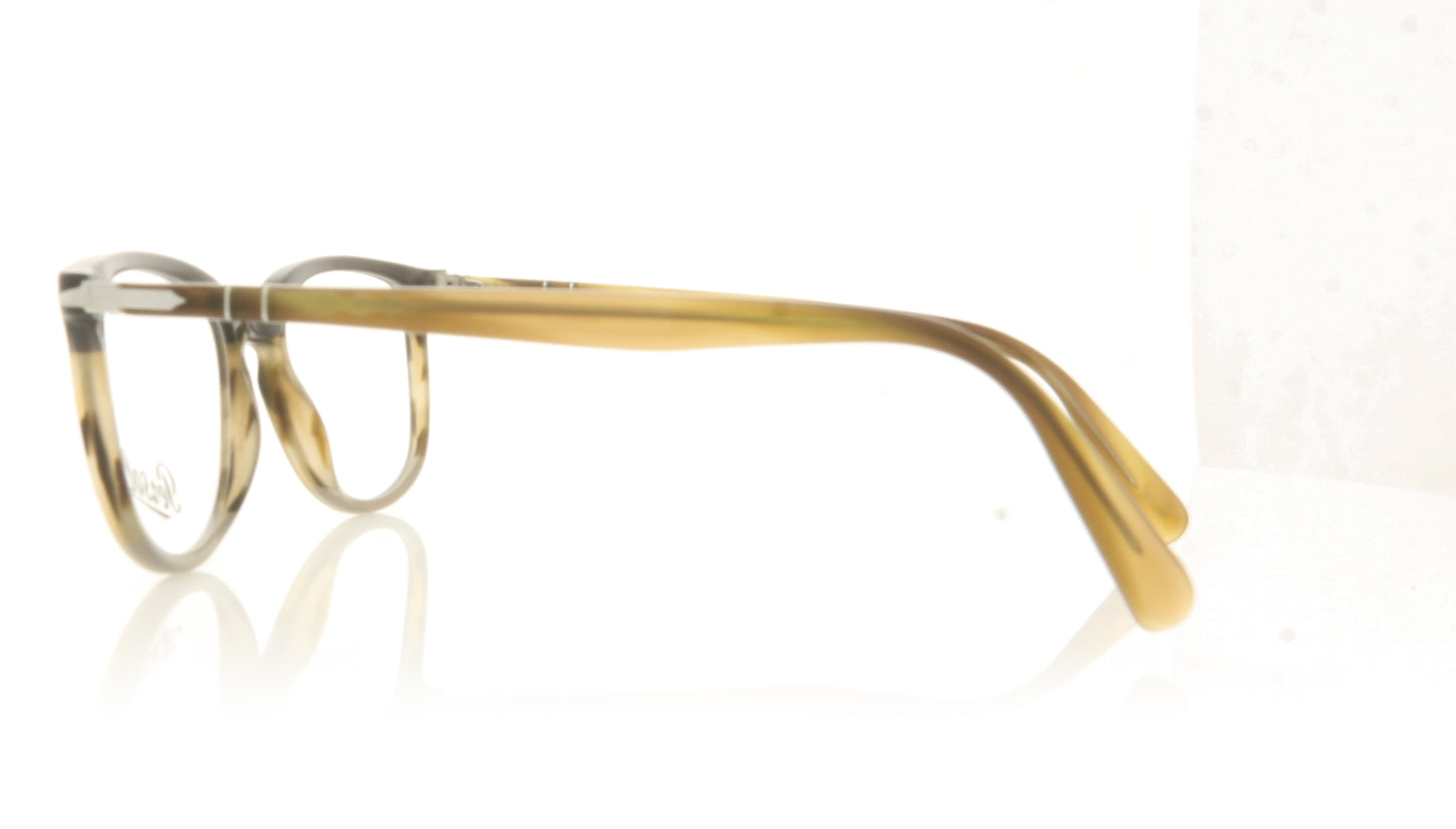 Persol 0PO3240V 1135 Striped Brown Glasses - Side