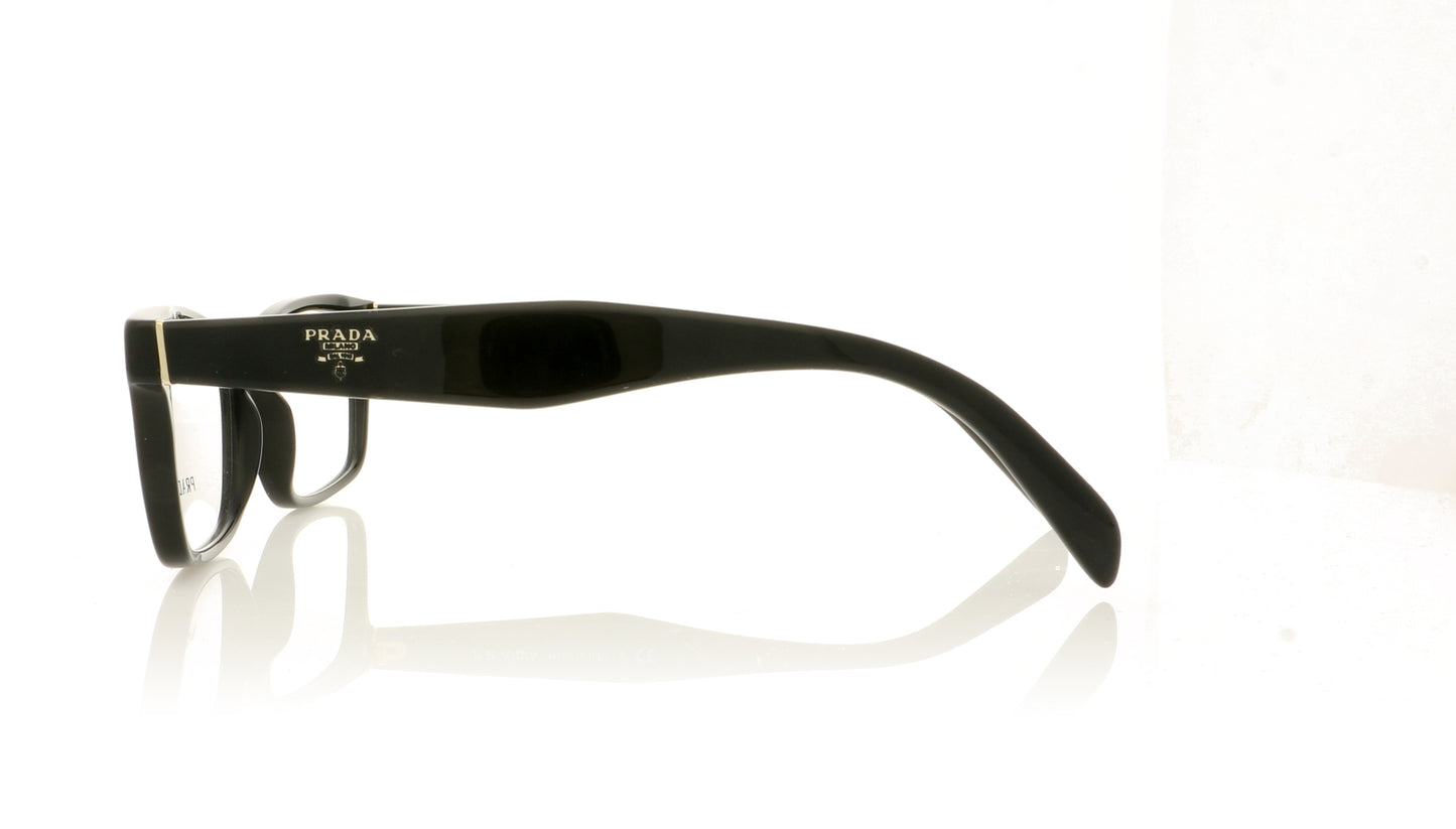 Prada 0PR 18T VPR 18T 1AB-101 Black Glasses - Side