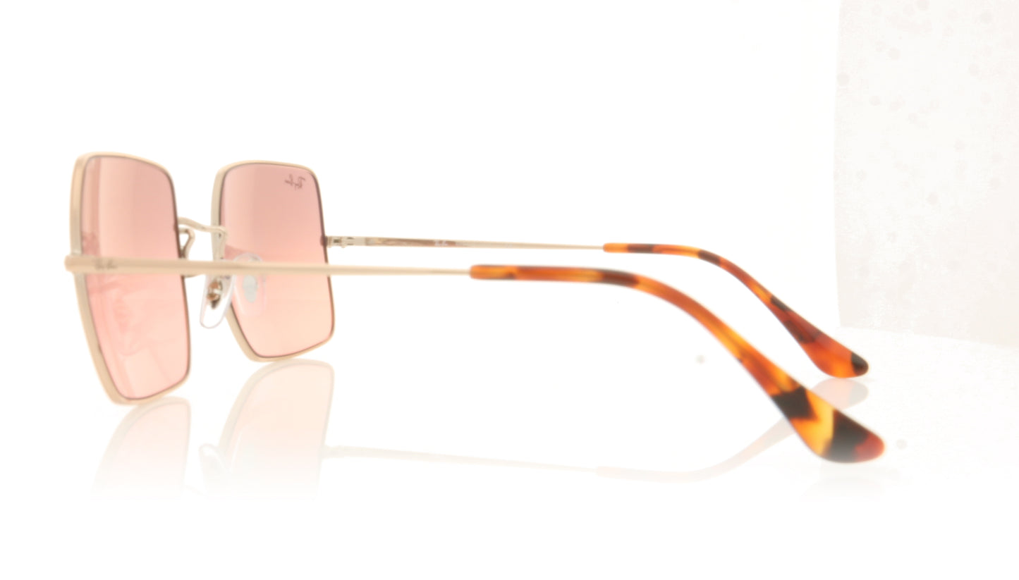 Ray-Ban Square 9151AA Copper Sunglasses - Side