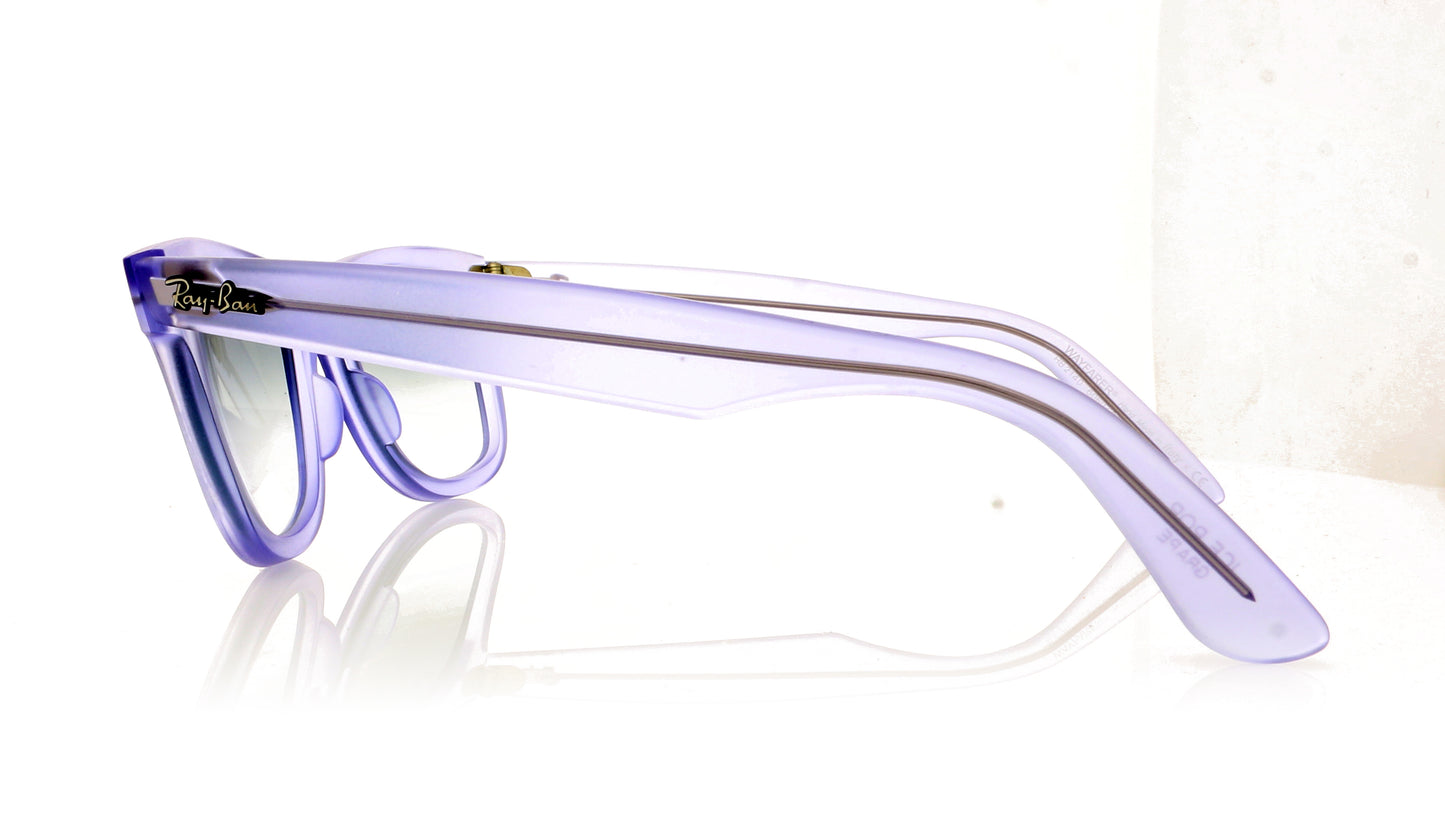 Ray-Ban Wayfarer 60603F Demi Gloss Lilac Sunglasses - Side