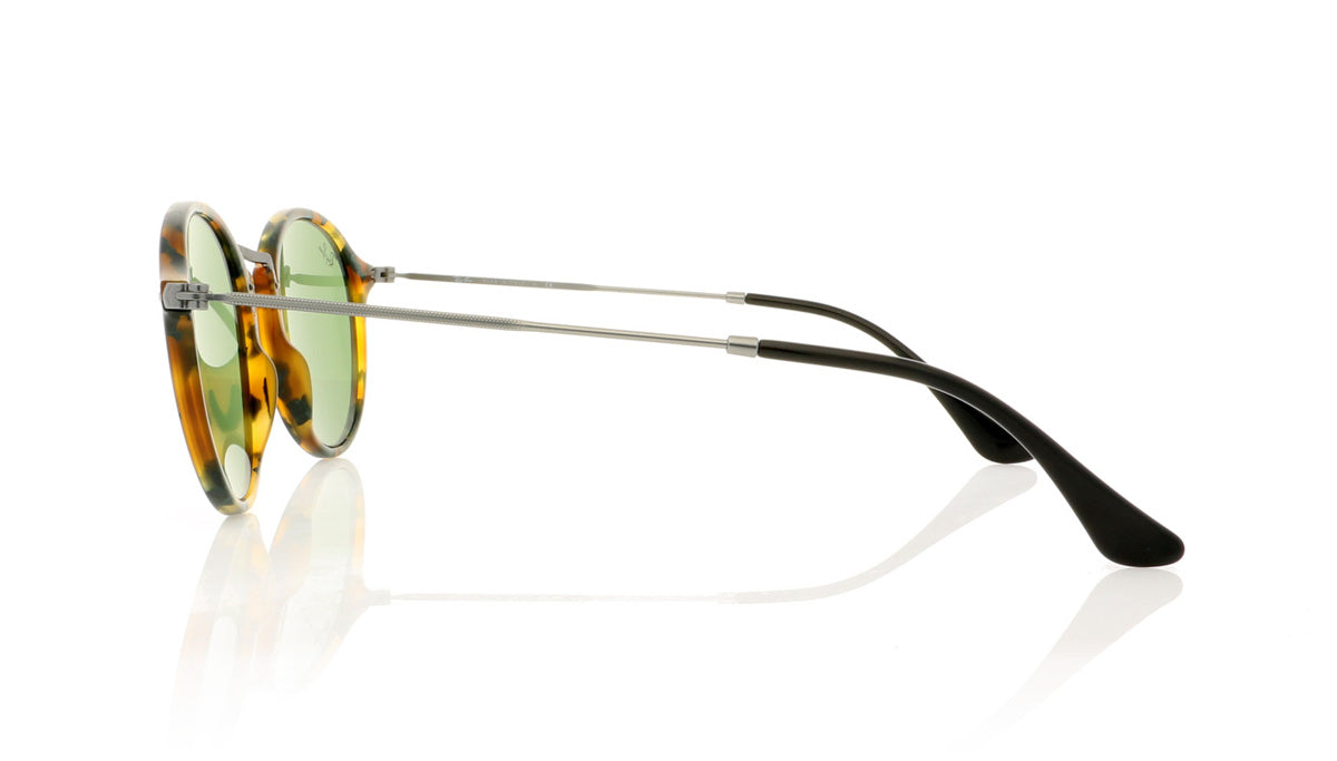 Ray-Ban RB2447 11594E Spotted Green Hav Sunglasses - Side