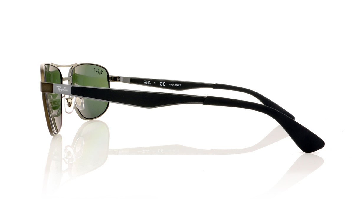 Ray-Ban 0RB3528 029/9A Matte Gunmetal Sunglasses - Side
