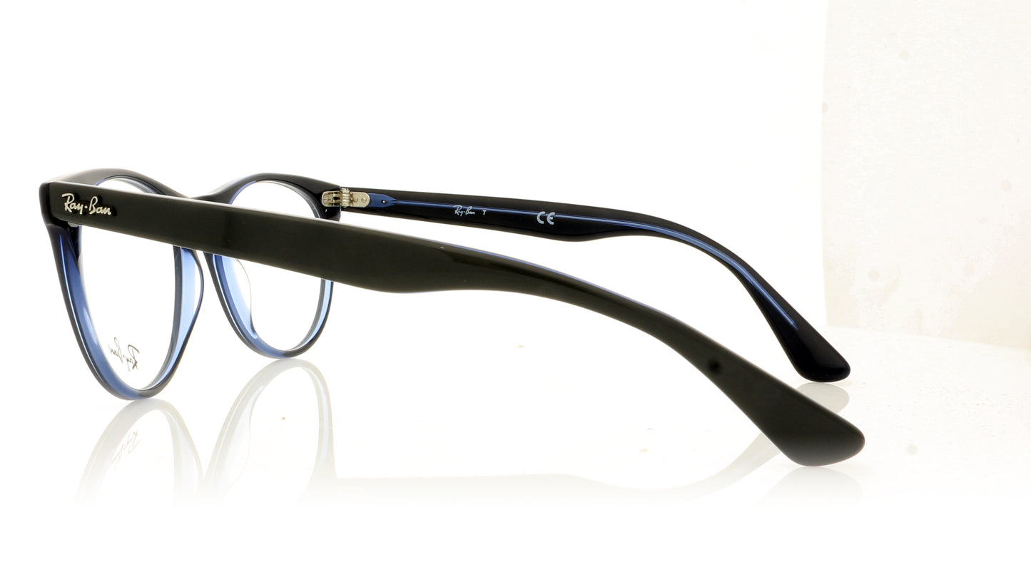 Ray-Ban Wayfarer Ii 5988 Grey On Top Trasparent Blue Glasses - Side