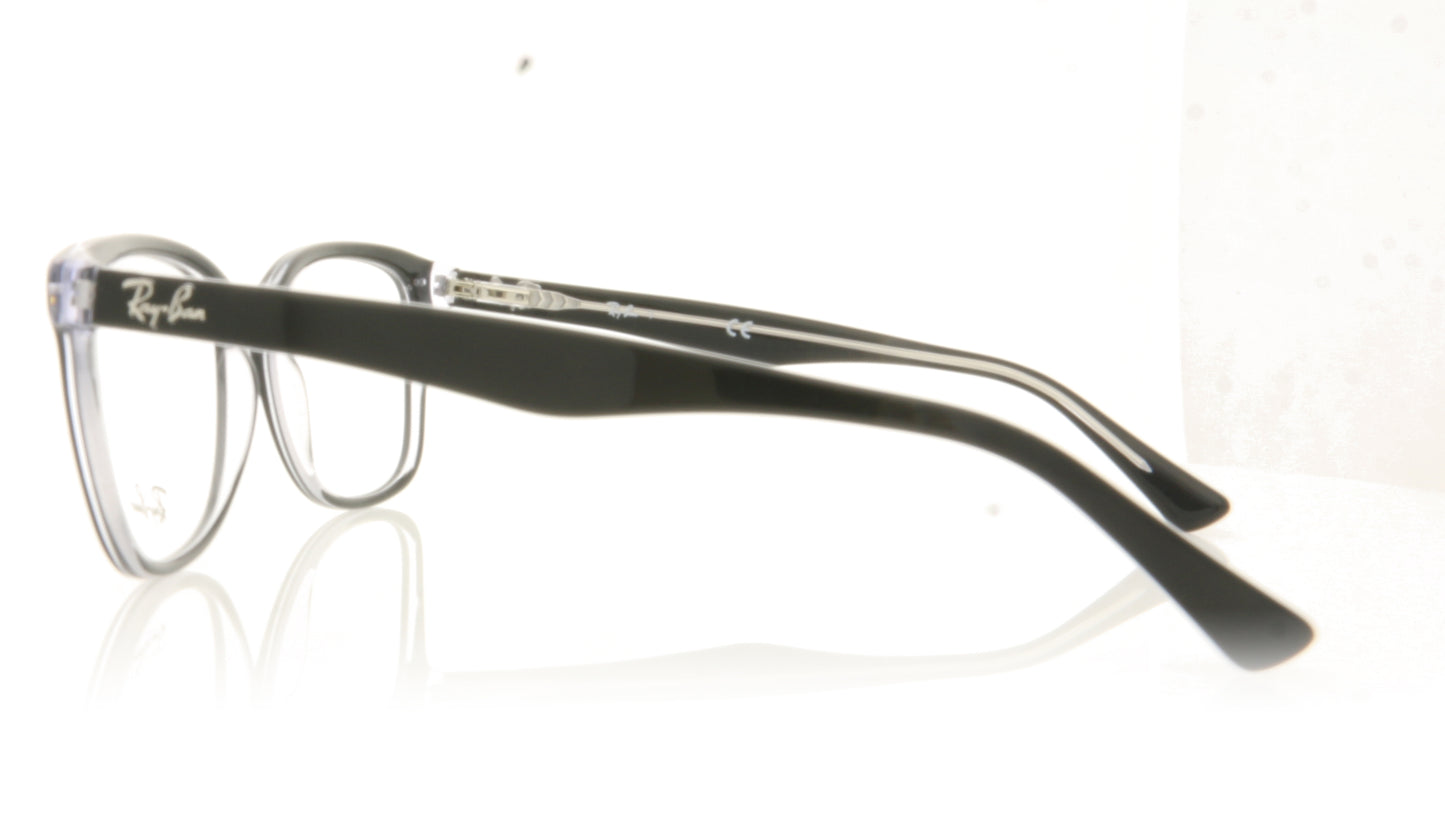 Ray-Ban 0RX5285 2034 Top Black On Transparent Glasses - Side