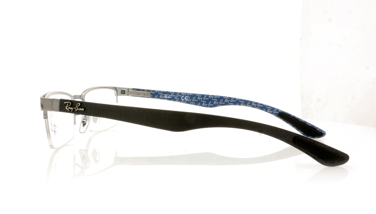 Ray-Ban 0RX8412 2502 Gunmetal Glasses - Side