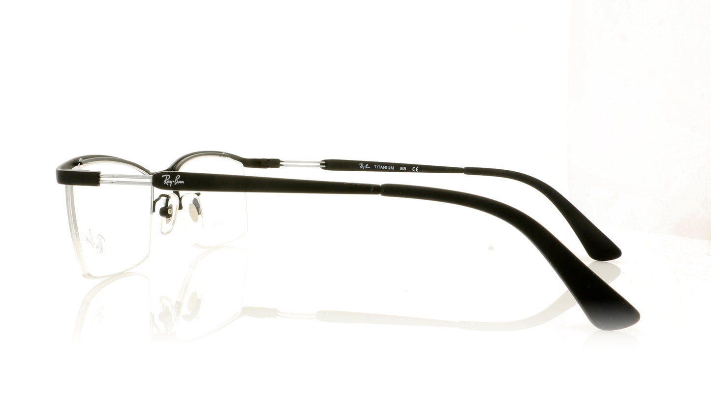 Ray-Ban 0RX8746D 1074 Matte Black Glasses - Side