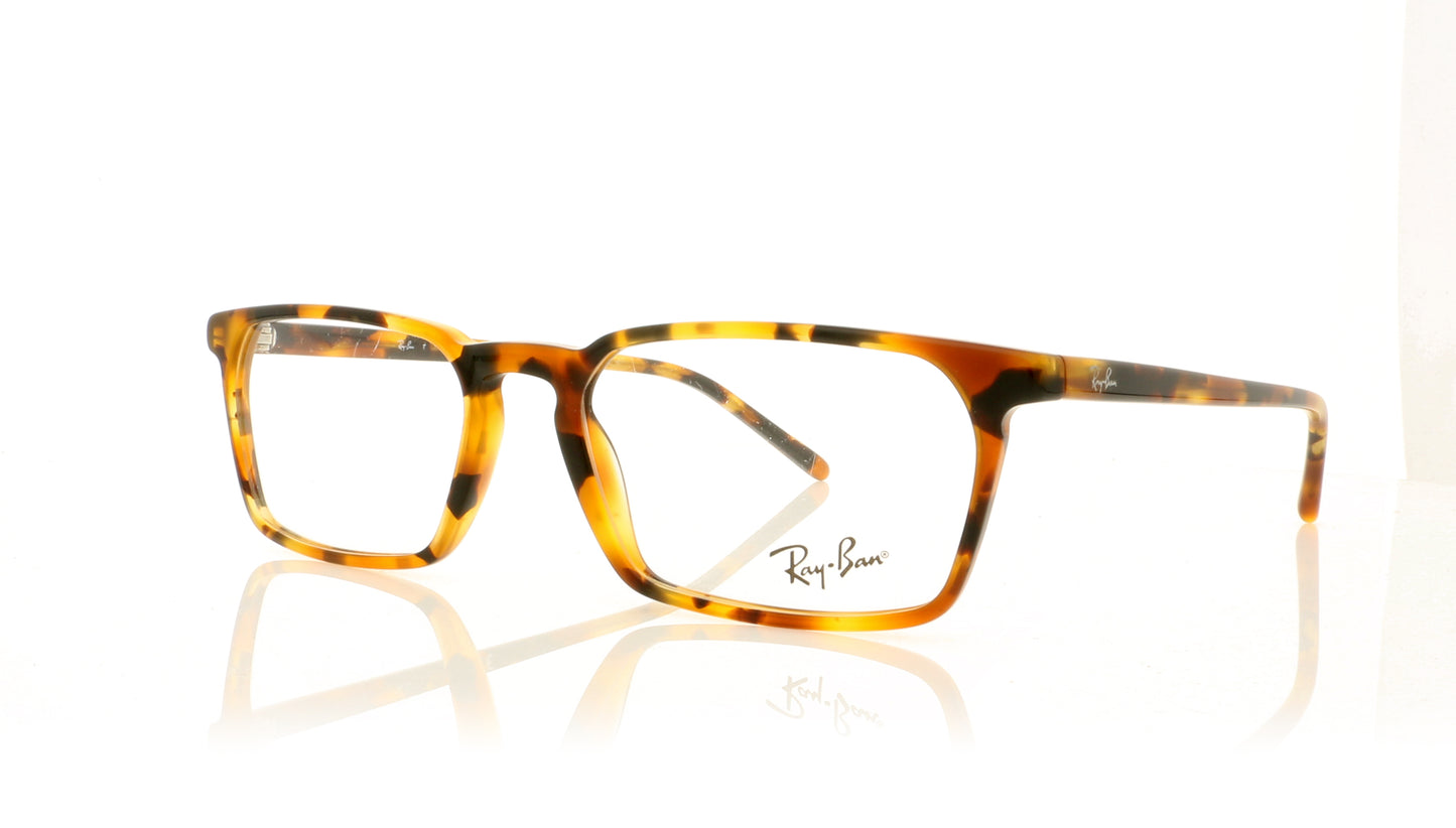 Ray-Ban RB5372 5880 Havana Glasses - Angle