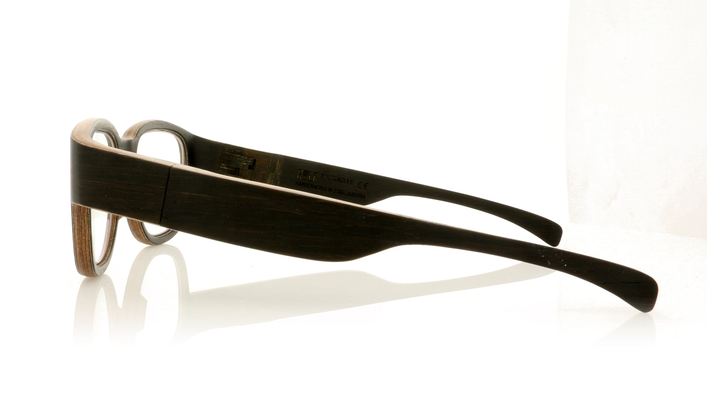 ROLF Spectacles Berlina 57 Dark Brown Glasses - Side